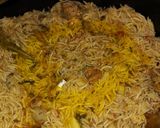A picture of step 6 of Mutton biryani.