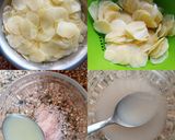 A picture of step 1 of Potato crisps.