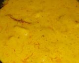 A picture of step 11 of Moong dal kadhi and no frying pakori.