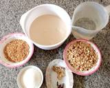 Peanut pudding with wheat grains recipe step 1 photo