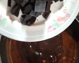 Foto langkah ke 6 dari resep Puding Buah Cocktail Lapis Cokelat.
