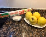 Foto del paso 1 de la receta Tarta de manzana con crema pastelera al aroma de anís estrellado sin gluten, sin lactosa