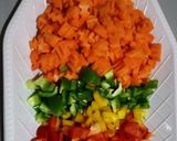 A picture of step 2 of Caribbean Rice.