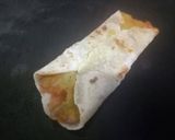 A picture of step 13 of Aloo masala wrap.
