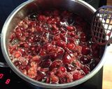 A picture of step 3 of Homemade Cherry Preserves.