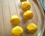 A picture of step 8 of Beans balls.
