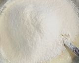 A picture of step 3 of Eggless Malai cake.