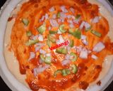 A picture of step 3 of Schezwan Cheese Paratha.