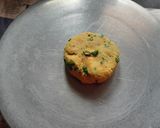 A picture of step 5 of Palak paratha (spinach paratha).