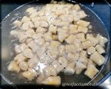 Foto del passaggio 6 della ricetta Gnocchi di Ceci Senza Glutine con Salsiccia e Crema di Broccoli