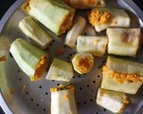 A picture of step 1 of Stuffed Ridge gourd.