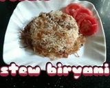 A picture of step 2 of Stew biryani.