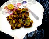 A picture of step 10 of Tandoori broccoli.