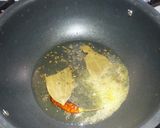 A picture of step 3 of Palak-Kale chane ki ghughni.