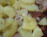 Foto del paso 2 de la receta: Mollejas con crema roquefort y papas