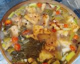 Foto langkah ke 5 dari resep Suan Cai Yu (Kakap Merah Sayur Asin).