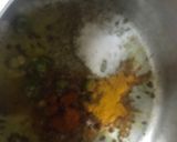 A picture of step 3 of Punjabi Aloo wadi.