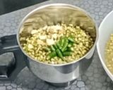 A picture of step 2 of Whole Green Moong Dosa with chutney.