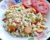 Foto langkah ke 4 dari resep Nasi Goreng Putih.