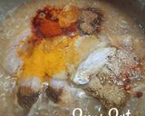 A picture of step 2 of Desi Murg Salan/Country Chicken Curry.