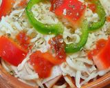 Φωτογραφία βήματος 6 της συνταγής Spaghetti στο φούρνο σε πήλινα μπόλ