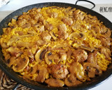 Foto del paso 6 de la receta: Arroz con costillas, albóndigas y champiñones