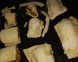 A picture of step 4 of Aloo & corn puff.