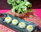 A picture of step 5 of Kadam Phool Bhapa Pitha.