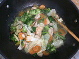 Capcay Goreng Ayam