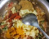 A picture of step 1 of Bhaaji-Cone (SAVOURY ICE CREAM CONE).