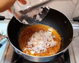 A picture of step 3 of Pav bhaji fondue.