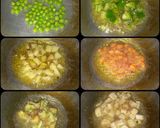 A picture of step 2 of Veg Fried Rice.