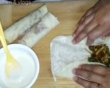 A picture of step 4 of Veg spring rolls.
