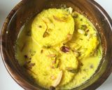 A picture of step 3 of Bread Rasmalai.
