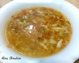 A picture of step 12 of Hot & Sour Soup.