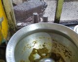 A picture of step 4 of Palak paneer.
