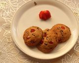 Hình bước làm 8 của món Bánh quy dâu tây sô cô la