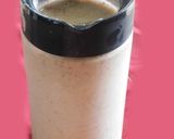 A picture of step 2 of Chia, Banana and Almond milk Zafrani.