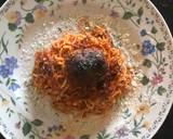 Baked Spaghetti with Turkey Meat Balls recipe step 5 photo