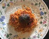 A picture of step 5 of Baked Spaghetti with Turkey Meat Balls.