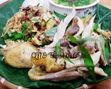 Hình bước làm 2 của món Cháo gỏi gà ngày mưa