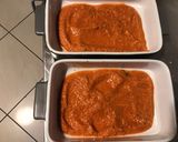 Une image de l'étape 2 de Filets de saumon à la crème de poivrons,citron et aneth.