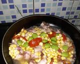 Foto langkah ke 4 dari resep Tumis cumi asin pete.