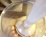 Foto del passaggio 2 della ricetta Mezzemaniche con crema di ceci al Rosmarino e pancetta croccante