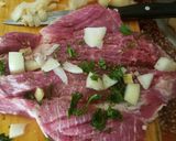 Foto del paso 2 de la receta: Bondiola rellena, con papas sazonadas al horno! Plus de asado
