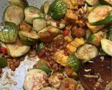 Foto langkah ke 5 dari resep Tempe Tahu Sayur Terong Tauco Medan.