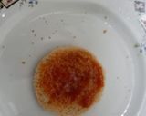 A picture of step 4 of Pizza dhokla.