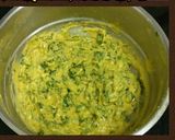 A picture of step 6 of Crispy Kothimbir vadi with a twist.