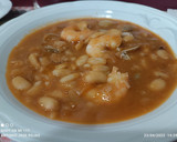 Foto del paso 10 de la receta: Judías blancas con langostinos y chirlas enfadadas