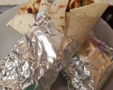 A picture of step 4 of My Quick BBQ Chicken Wrap.